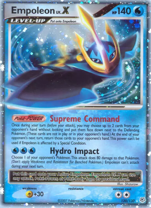 Diamond & Pearl - Empoleon LV.X