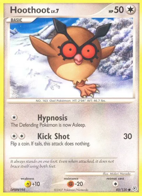 Diamond & Pearl - Hoothoot