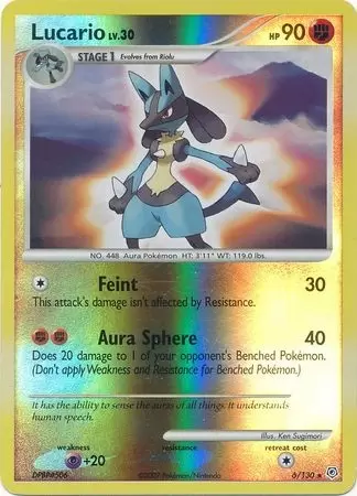 Diamond & Pearl - Lucario Reverse