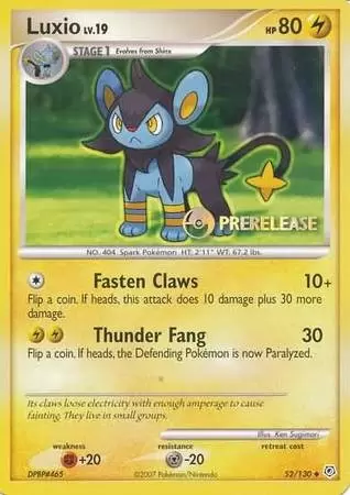 Diamond & Pearl - Luxio Prerelease