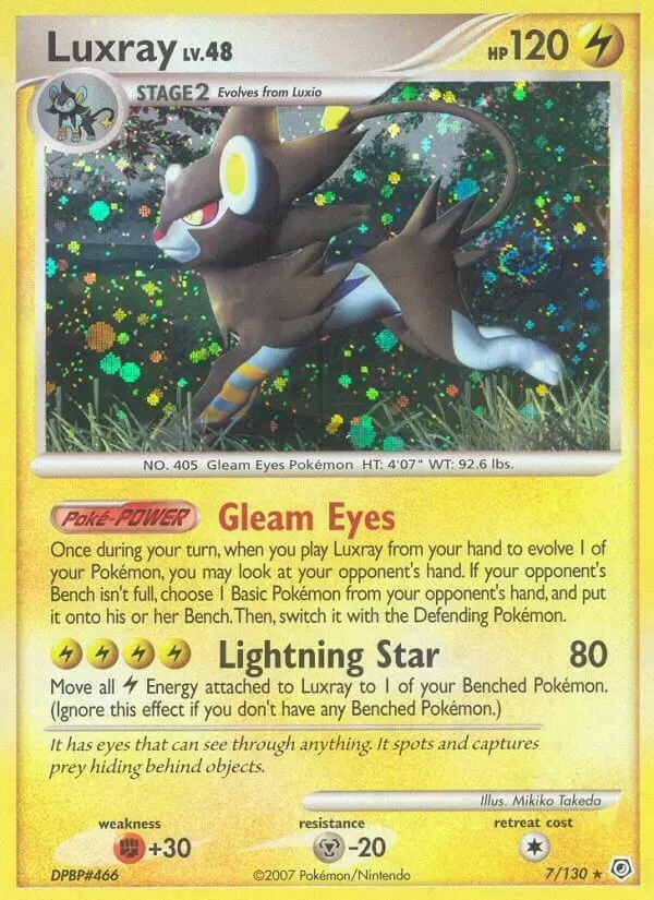 Diamond & Pearl - Luxray Holo