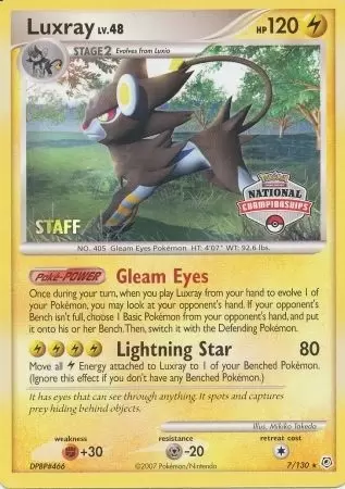 Diamond & Pearl - Luxray Staff
