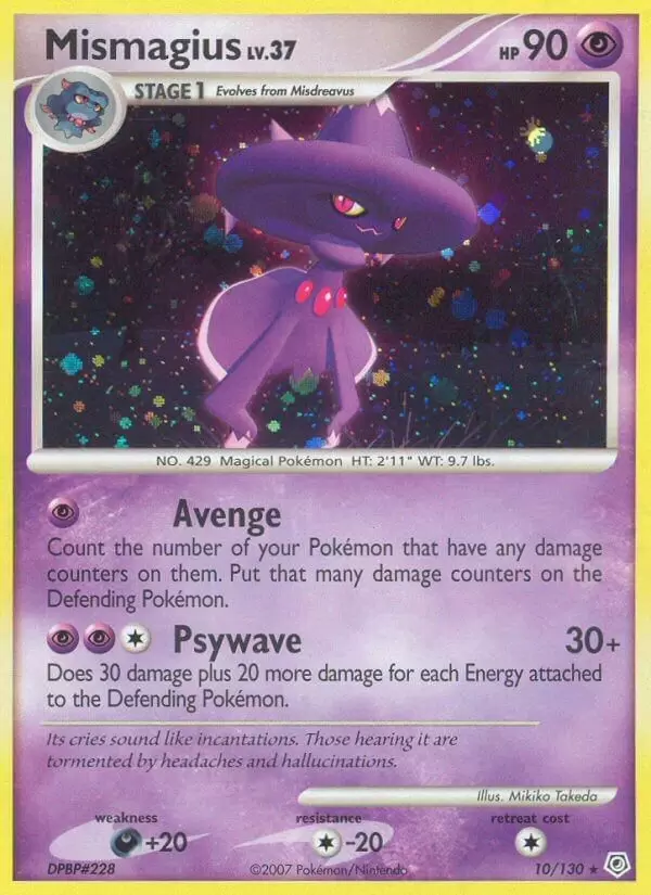 Diamond & Pearl - Mismagius Holo