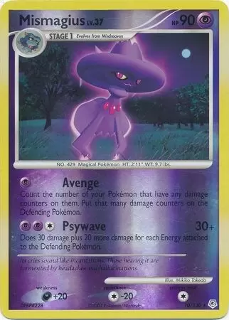 Diamond & Pearl - Mismagius Reverse