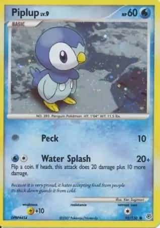 Diamond & Pearl - Piplup Holo
