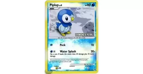  Pokemon - Piplup (93) - Diamond & Pearl : Toys & Games