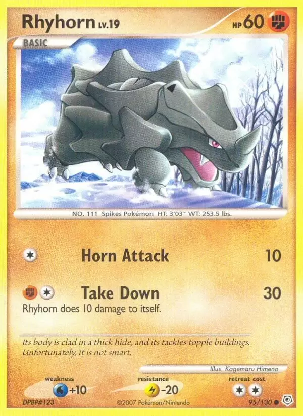 Diamond & Pearl - Rhyhorn