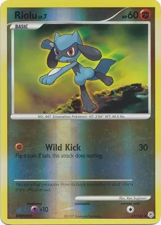 Diamond & Pearl - Riolu Reverse