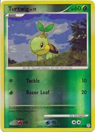 Diamond & Pearl - Turtwig Reverse