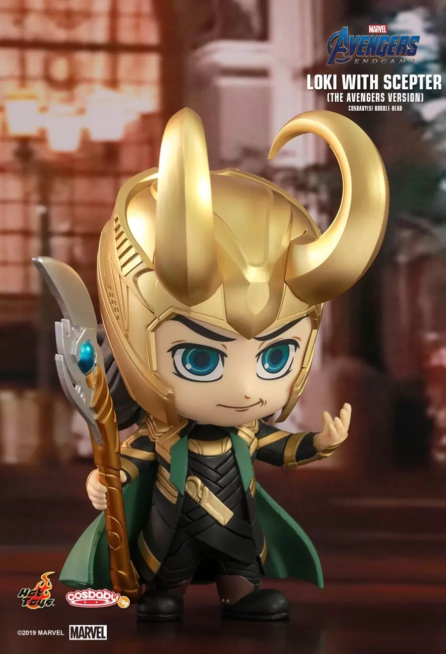 Cosbaby Figures - Avengers: Endgame - Loki with Scepter