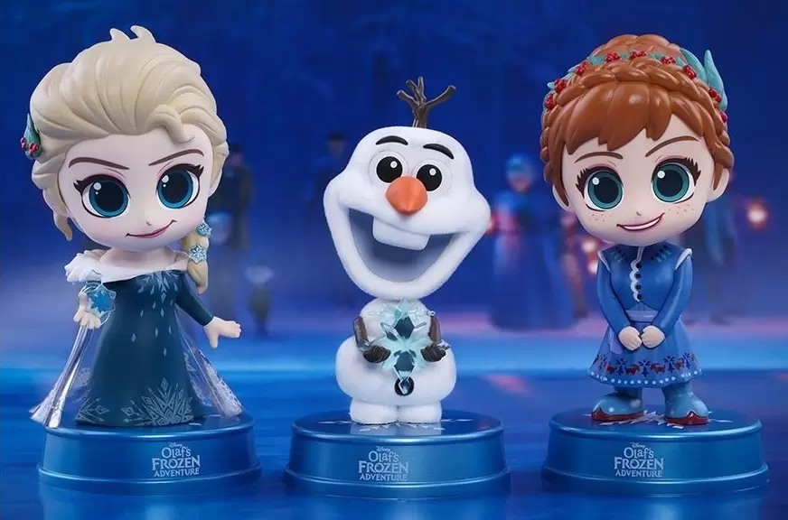 Cosbaby Figures - Olaf\'s Frozen Adventure - Olaf, Elsa & Anna