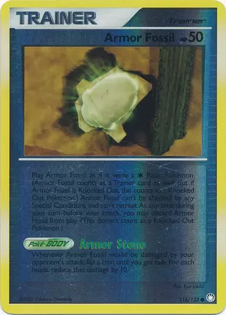 Mysterious Treasures - Armor Fossil Reverse