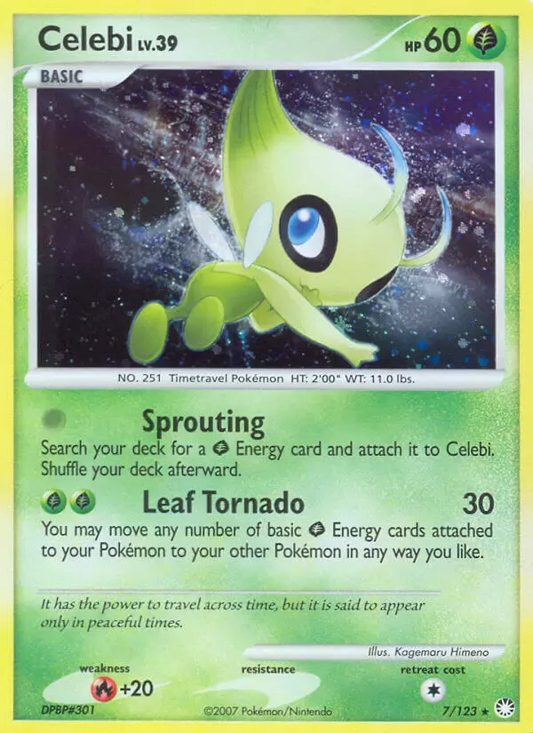 Mysterious Treasures - Celebi Holo