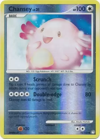 Mysterious Treasures - Chansey Reverse
