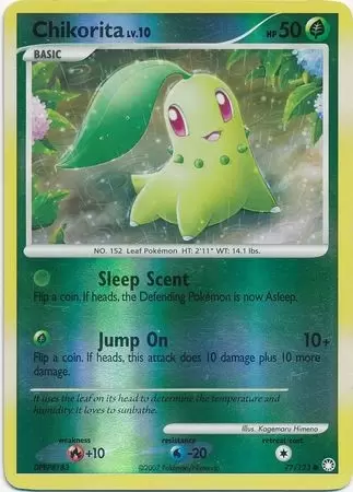 Mysterious Treasures - Chikorita Reverse