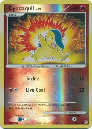 Mysterious Treasures - Cyndaquil Reverse