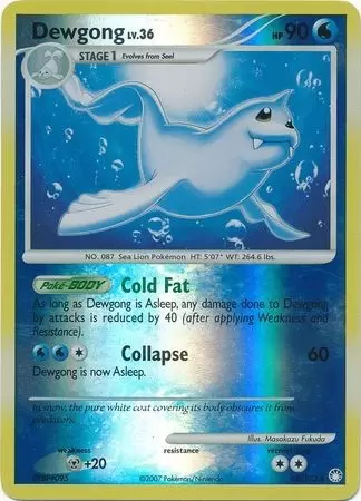 Mysterious Treasures - Dewgong Reverse