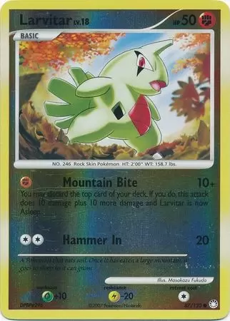 Mysterious Treasures - Larvitar Reverse