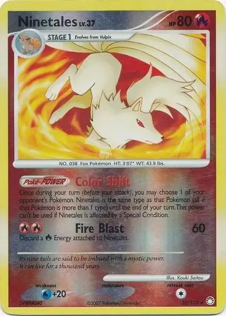 Mysterious Treasures - Ninetales Reverse
