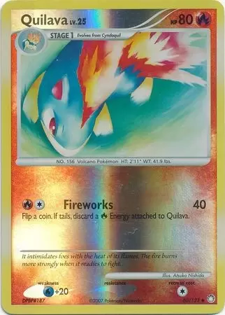Mysterious Treasures - Quilava Reverse