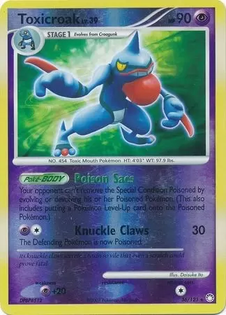 Mysterious Treasures - Toxicroak Reverse