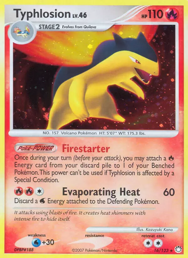 Mysterious Treasures - Typhlosion Holo