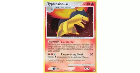 Typhlosion Holo - Mysterious Treasures Pokémon card 16/123