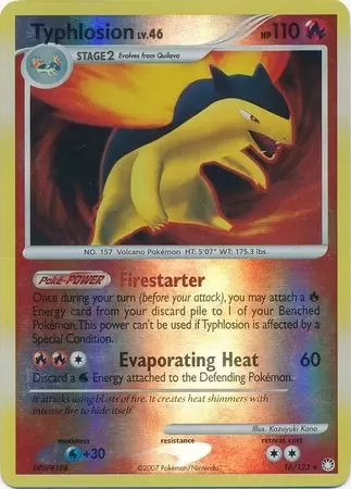 Mysterious Treasures - Typhlosion Reverse