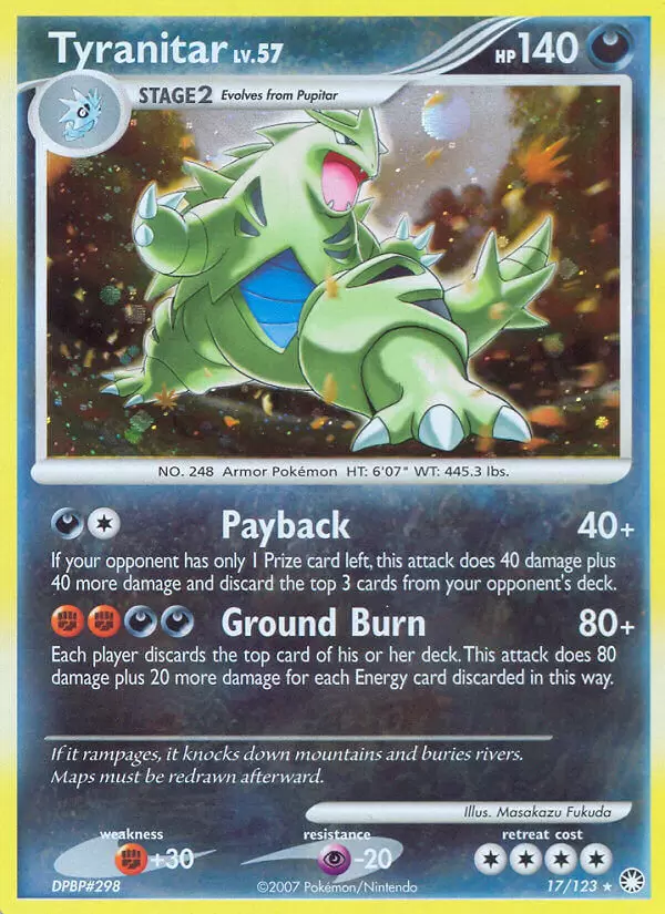 Mysterious Treasures - Tyranitar Holo