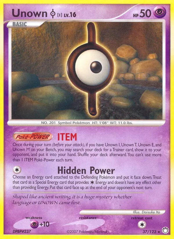 Mysterious Treasures - Unown I