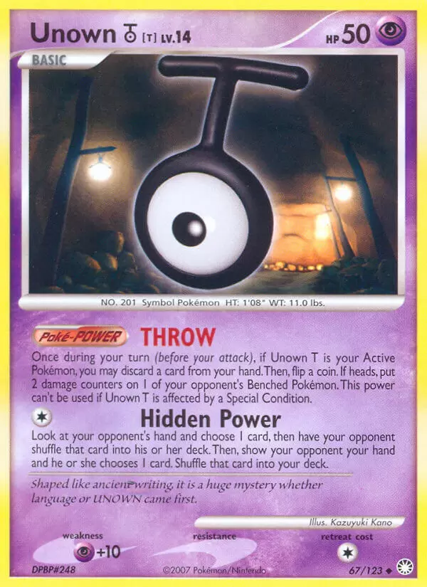 Mysterious Treasures - Unown T