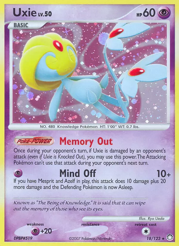 Mysterious Treasures - Uxie Holo