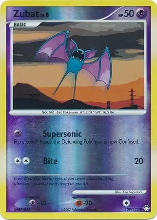 Mysterious Treasures - Zubat Reverse