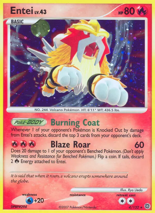 Secret Wonders - Entei Holo