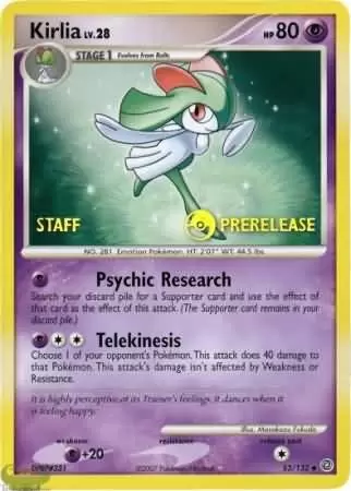 Secret Wonders - Kirlia Prerelease Staff