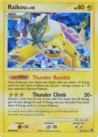 Secret Wonders - Raikou Shattered Holo