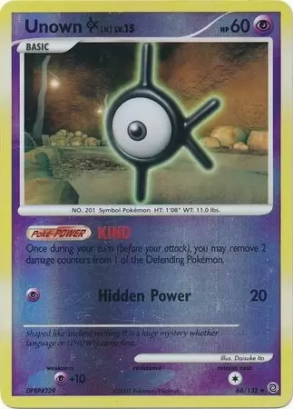 Secret Wonders - Unown K Reverse