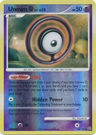 Secret Wonders - Unown O Reverse