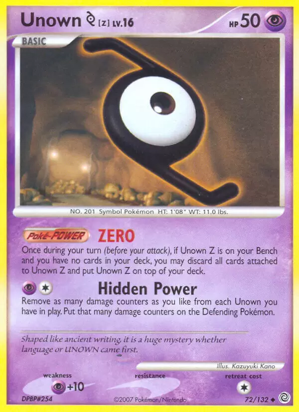 Secret Wonders - Unown Z