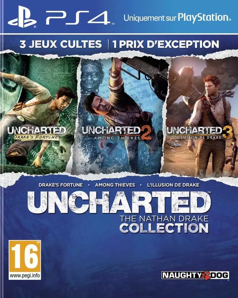 Jeux PS4 - Uncharted The Nathan Drake Collection