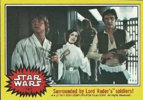 Star Wars Trading Cards - Series 3 Yellow - Card N° 167