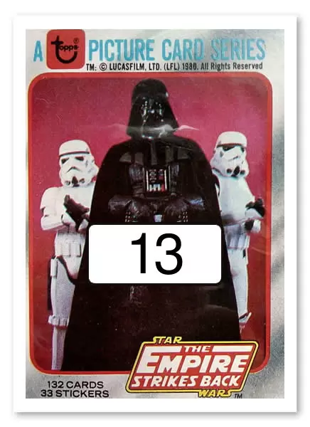 The Empire Strike Back Series 1 - Card n°13