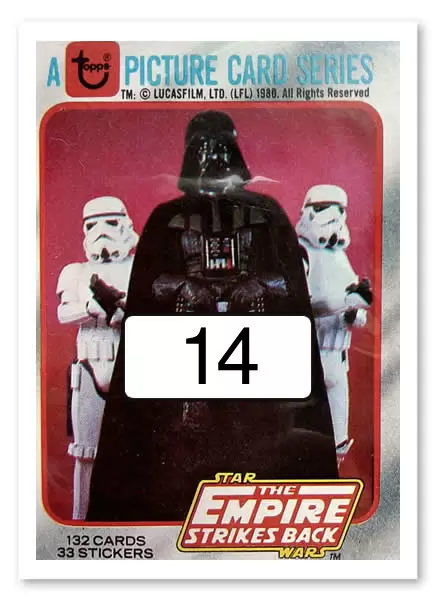 The Empire Strike Back Series 1 - Card n°14