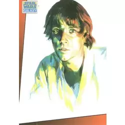 C90 Star Wars Galaxy Series 1 Luke Skywalker's Confrontation #44 Card