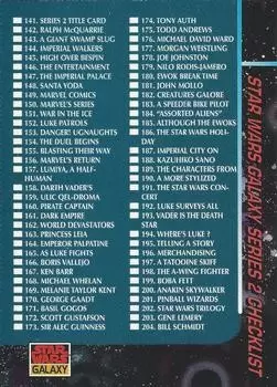 Star Wars Galaxy Série 2 - Checklist
