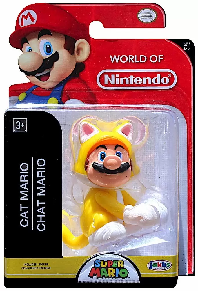 Super Mario World of Nintendo 2.5-inch Mini Figure Cat Mario