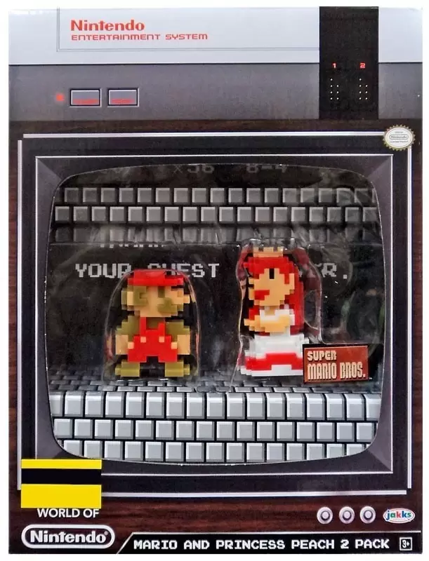 World of Nintendo - 8-Bit Mario & Princess Peach