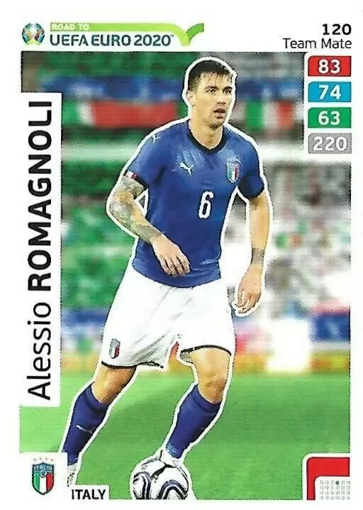 Adrenalyn XL - Euro 2020 - Alessio Romagnoli - Italy