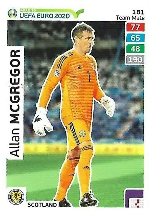 Adrenalyn XL - Euro 2020 - Allan McGregor - Scotland
