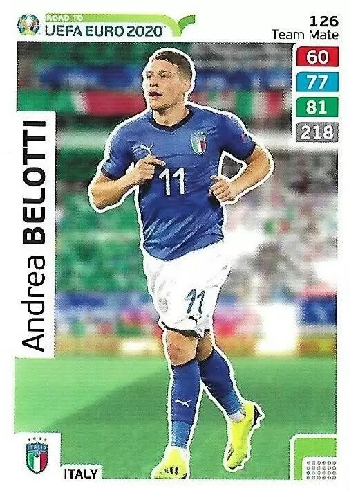 Adrenalyn XL - Euro 2020 - Andrea Belotti - Italy